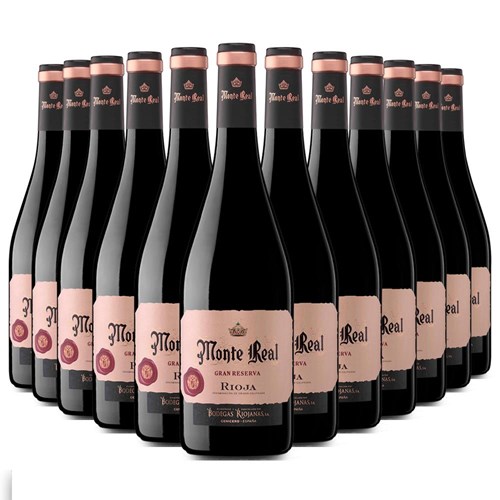 Case of 12 Monte Real Tinto Gran Reserva 75cl Red Wine